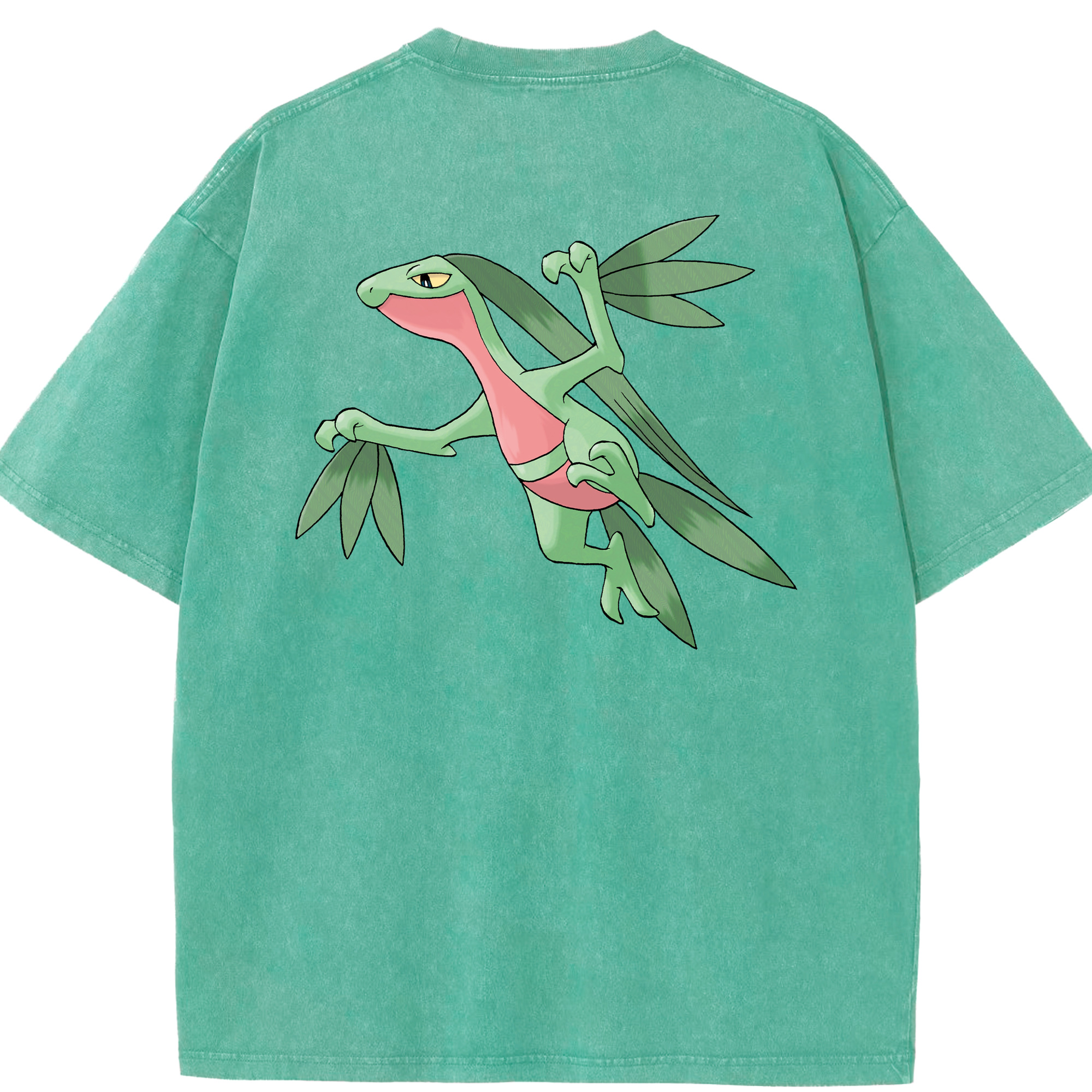 （画像用） ポケットモンスター Pokémon 綿100% ヴィンテージ風 半袖Tシャツ（背面プリント）